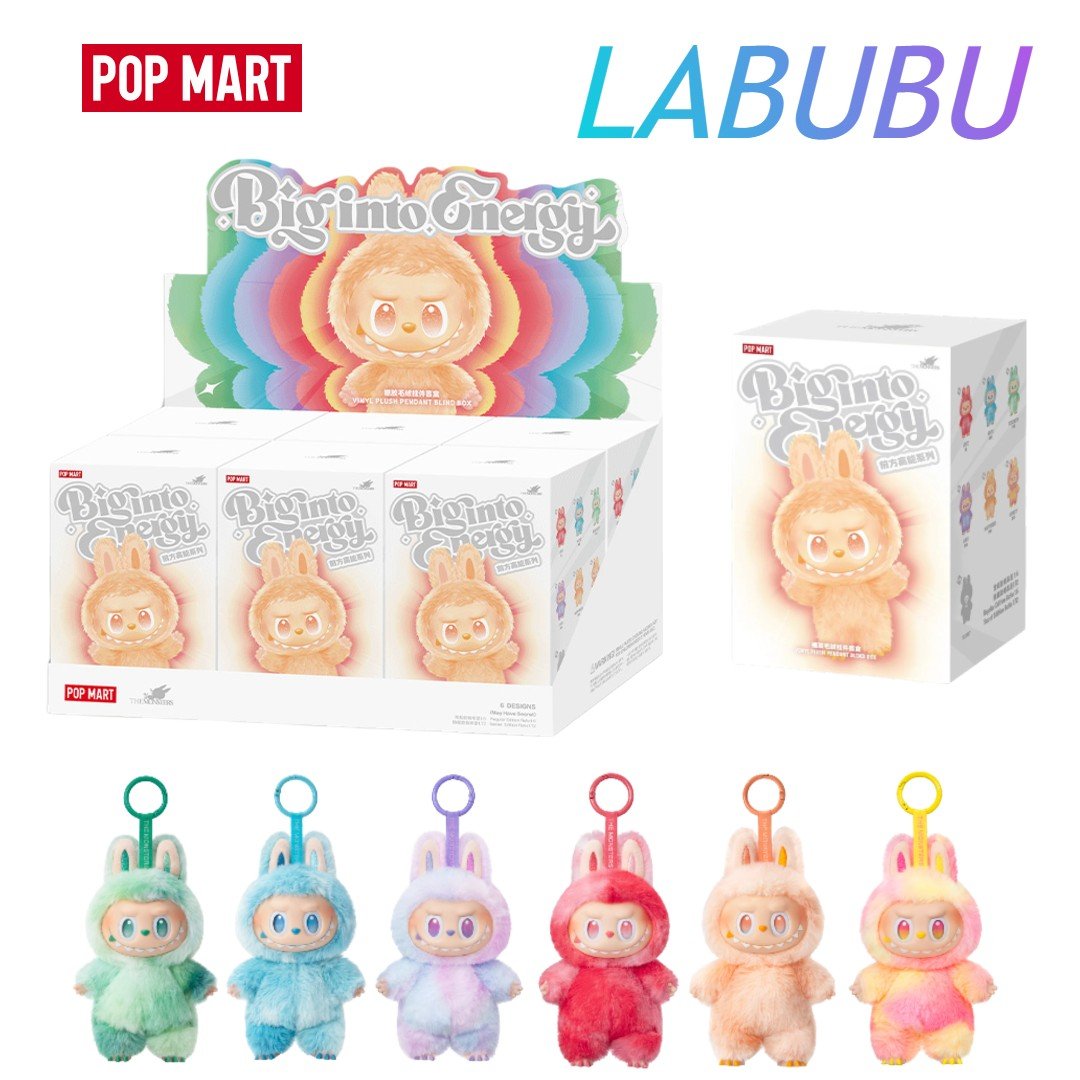 POP MART Big Energy Labubu V3 Plush Assortment Box – Sealed