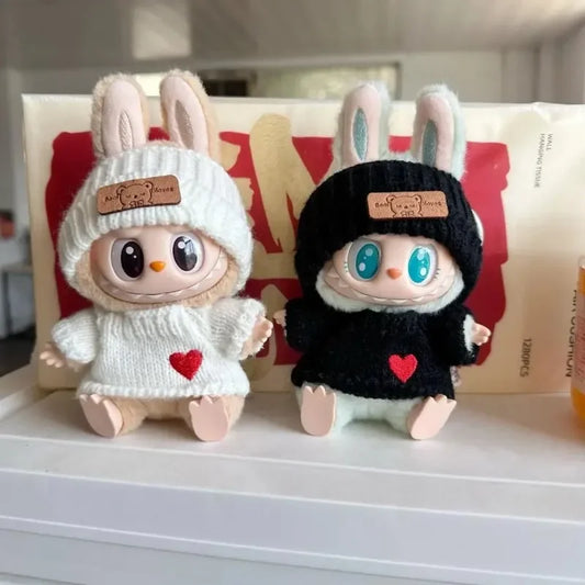 labubu-sweater-black-white-cute